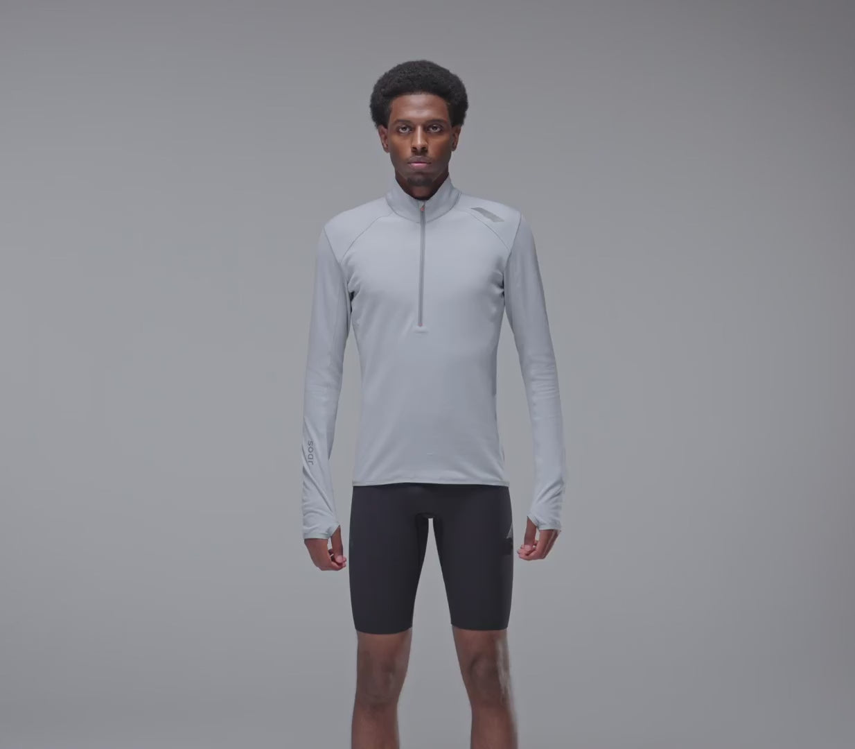 Soar Men's Wool Tech Top - BlackToe Running#colour_grey