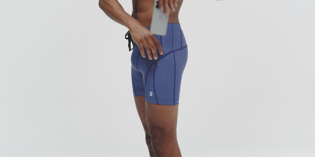 Bandit Running Men's Superbeam Next Gen 7 Pocket Quarter Tights - BlackToe Running