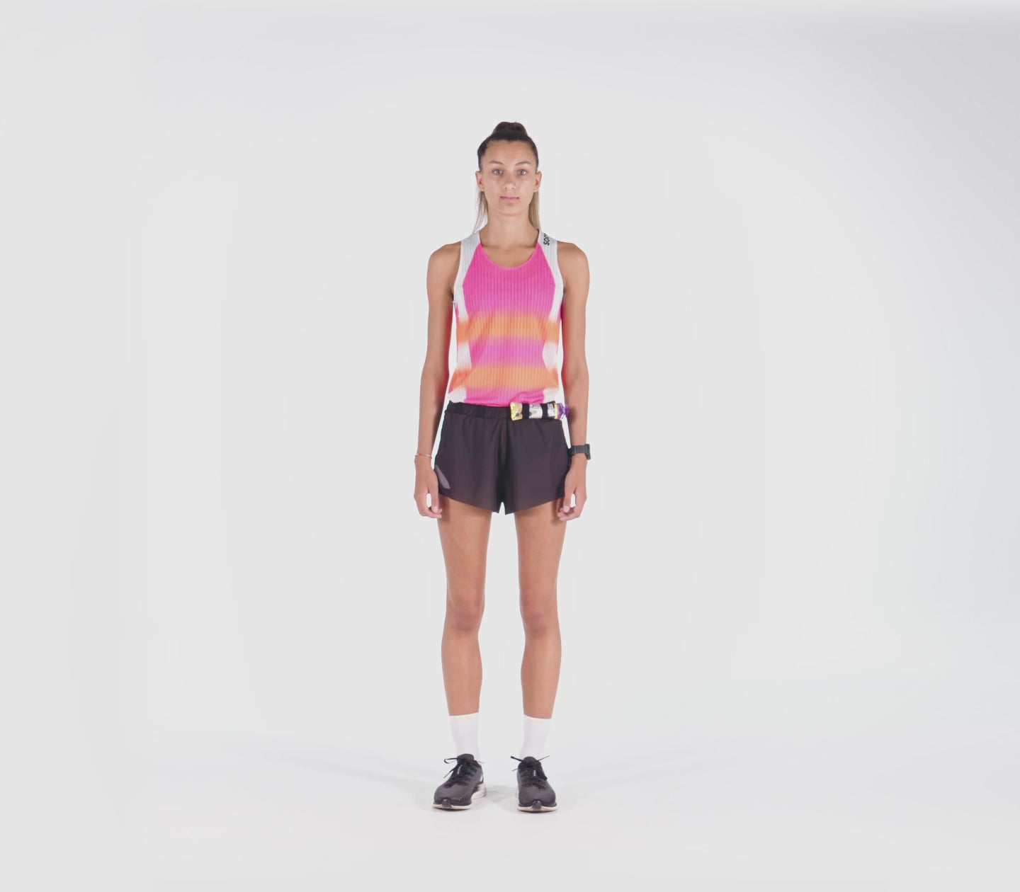 Soar Women's Marathon Shorts - BlackToe Running#colour_black