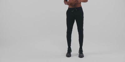 Bandit Running Men's Performance Distance Run Pant - BlackToe Running#colour_black