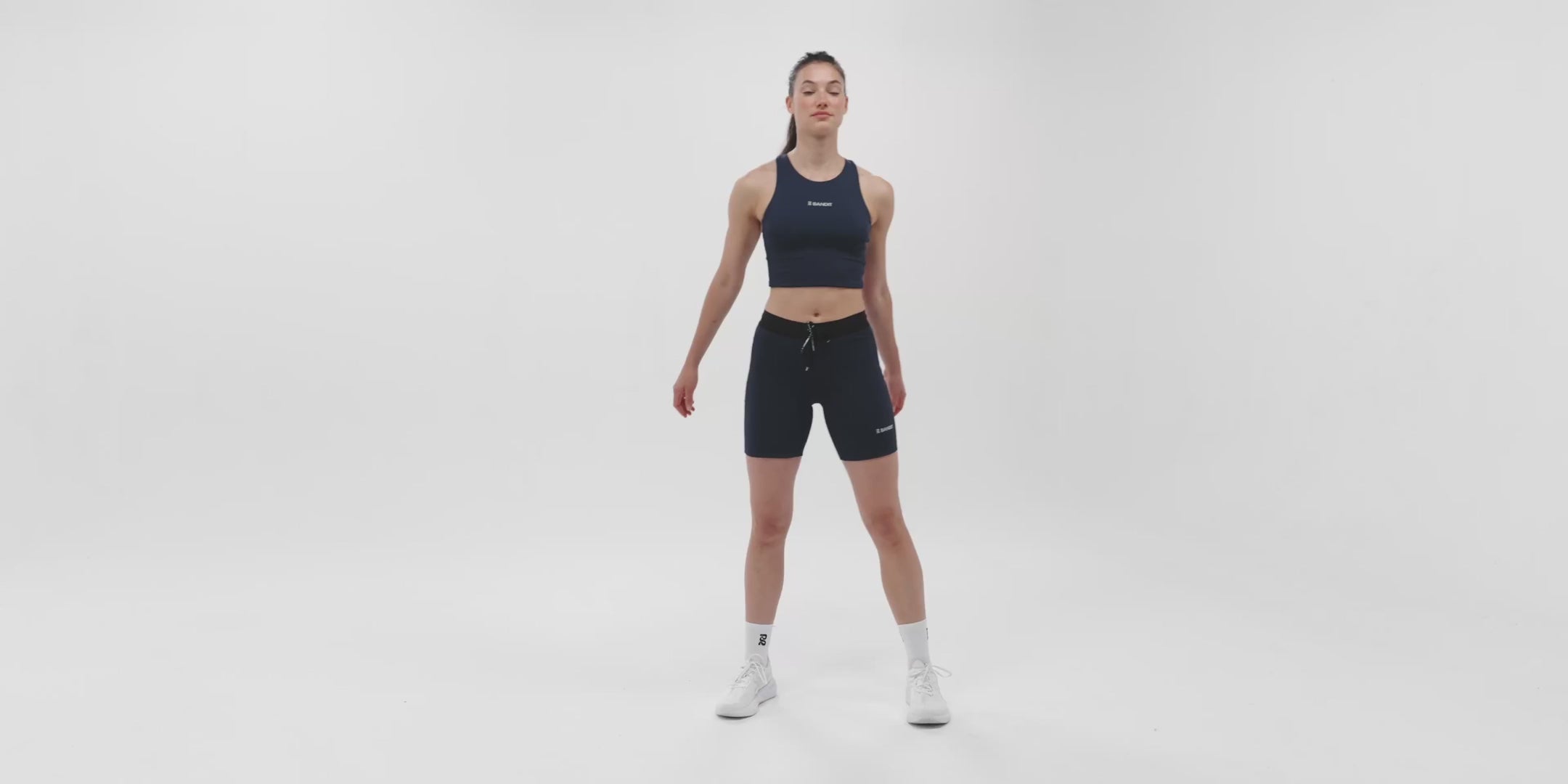 Bandit Running Women's Stamina™ 7" Compression Shorts - BlackToe Running#colour_ny-navy