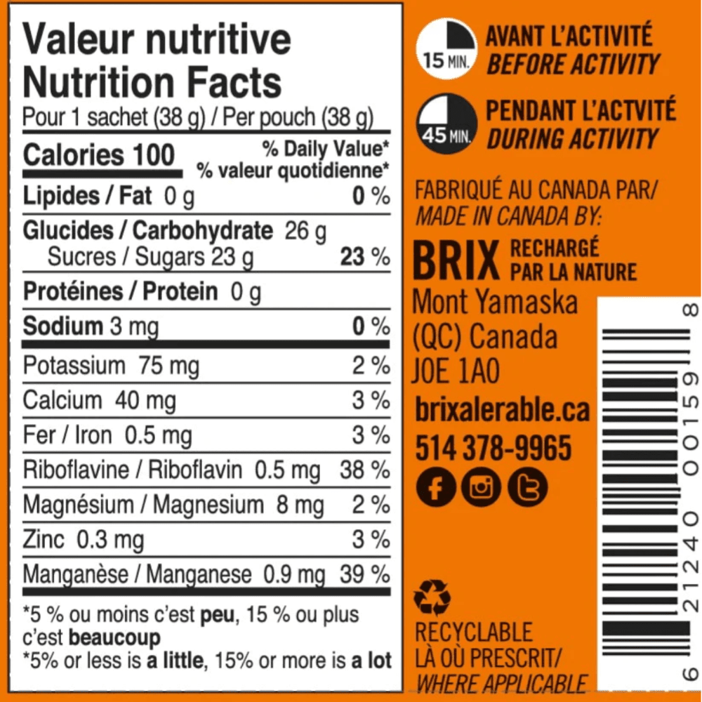 Brix Energy Gel - BlackToe Running