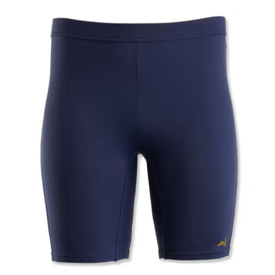 Tracksmith Men's Reggie Lined Half Tights Men's Bottoms - BlackToe Running#colour_navy-blue