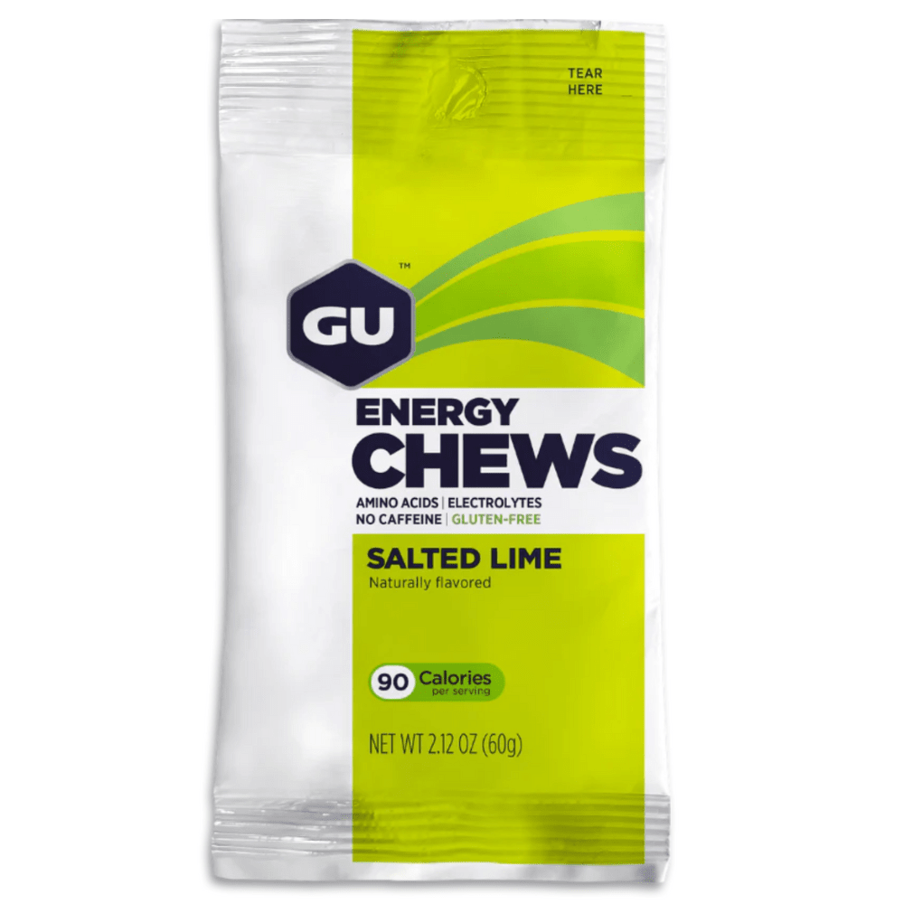 GU Chews - 2 Serving Pack Nutrition - BlackToe Running