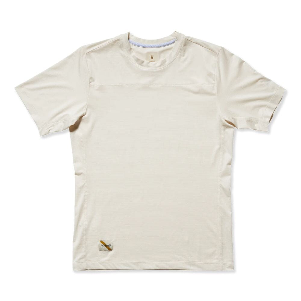 Tracksmith Men's Twilight Tee Men's Tops - BlackToe Running#colour_ivory