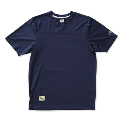 Tracksmith Men's Twilight Tee Men's Tops - BlackToe Running#colour_navy-blue