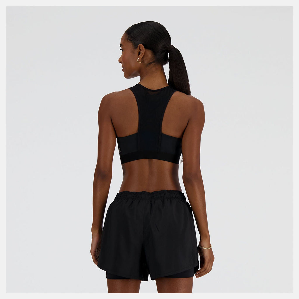 BlackToe Women's NB Sleek Pocket Medium Support Bra - BlackToe running