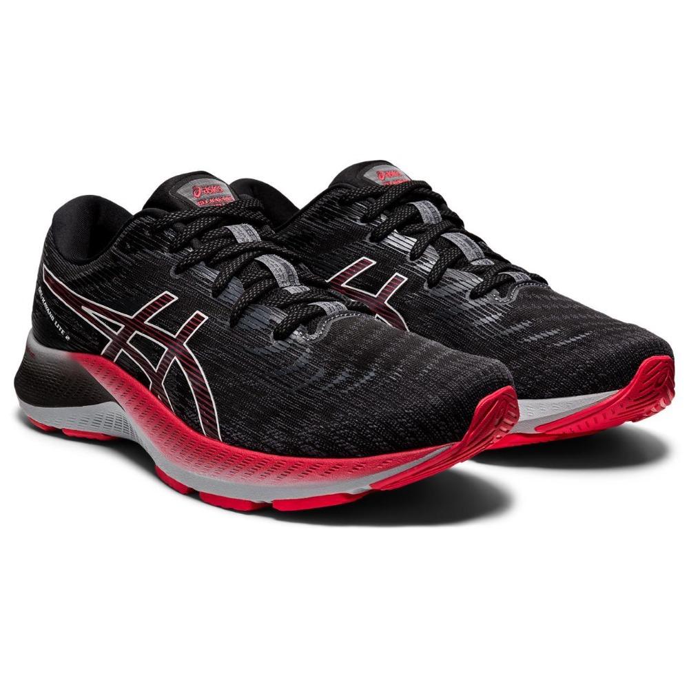 Asics Men's Gel-Kayano Lite 2 - BlackToe Running#colour_black-white-with-red