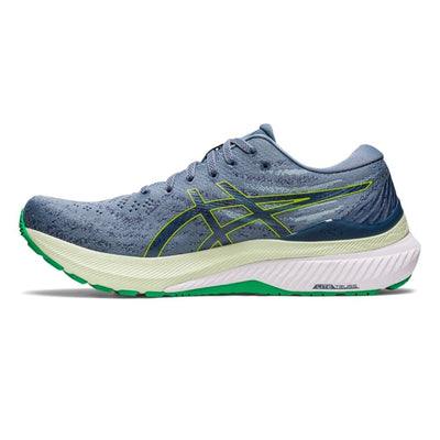 Asics Men's Gel-Kayano 29 - BlackToe Running#colour_steel-blue-lime-zest