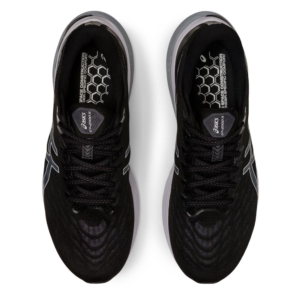 Asics Men's GT-2000 11 Men's Shoes - BlackToe Running#colour_black-white