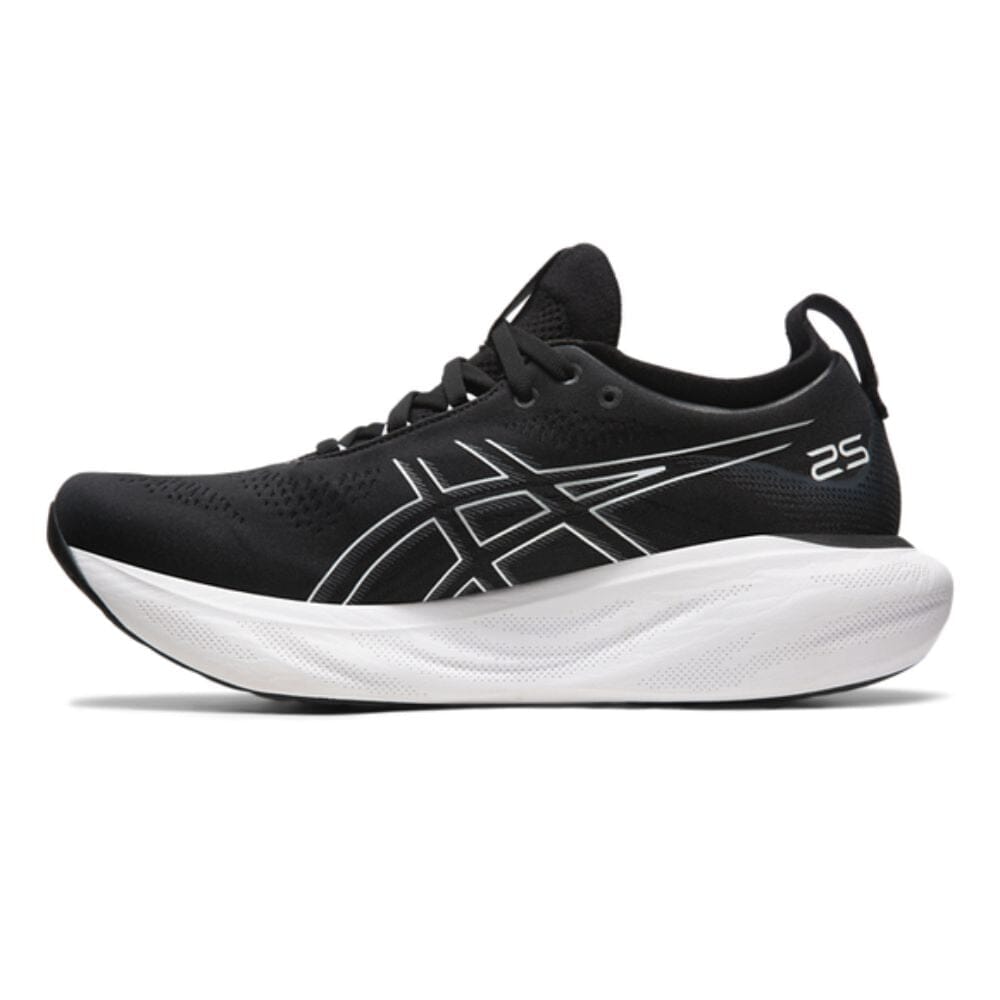 Asics Men's Gel-Nimbus 25 Men's Shoes - BlackToe Running#colour_black-pure-silver