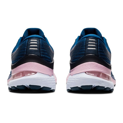 Asics Women's Gel-Kayano 28 - WIDE - BlackToe Running#colour_mako-blue-barely-rose