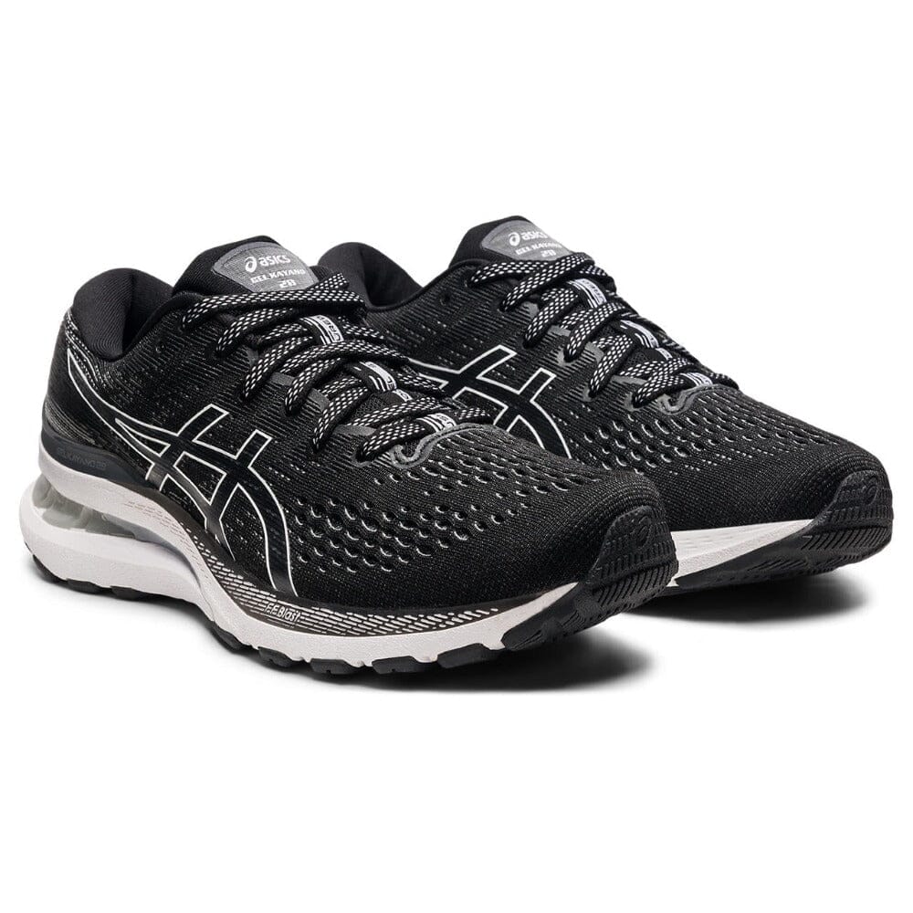 Asics Women's Gel-Kayano 28 - BlackToe Running#colour_black-white