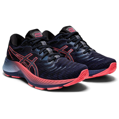 Asics Women's Gel-Kayano Lite 2 - BlackToe Running#colour_thunder-blue-blazing-coral