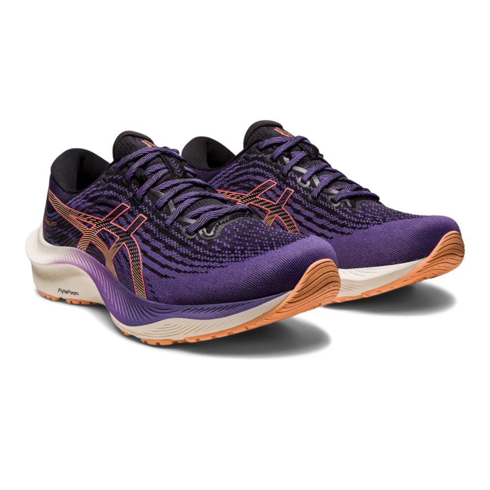 Asics Women's Gel-Kayano Lite 3 - BlackToe Running#colour_dusty-purple-summer-dune