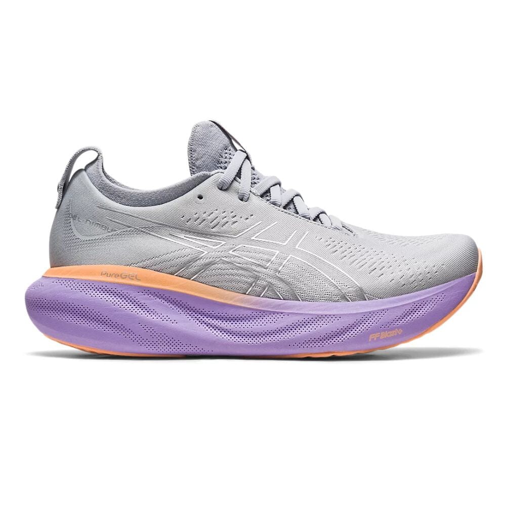 Asics Women's Gel-Nimbus 25 Women's Shoes - BlackToe Running#colour_piedmont-grey-purple-pure-silver