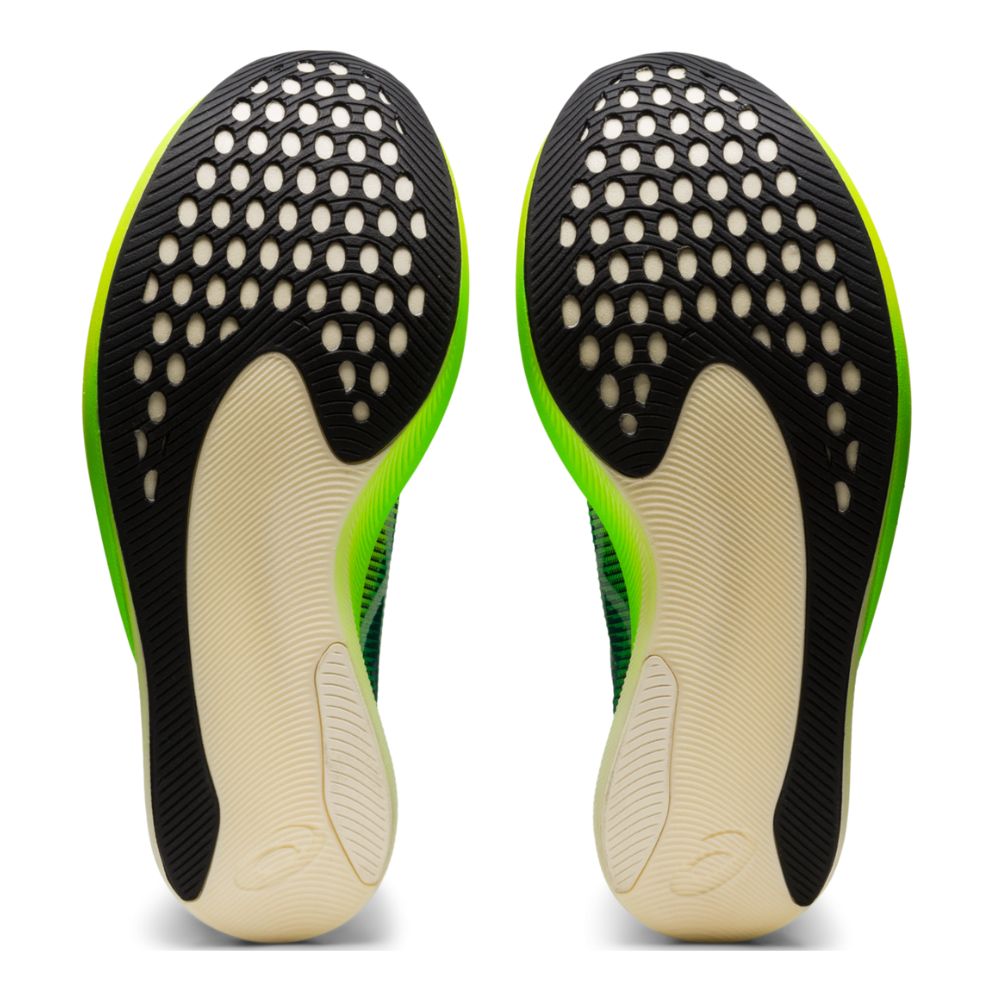 Asics Metaspeed Sky+ Unisex Shoes - BlackToe Running#colour_velvet-pine-safety-yellow