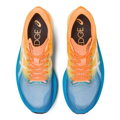 Asics Metaspeed Edge+ Unisex Shoes - BlackToe Running#colour_island-blue-orange-pop