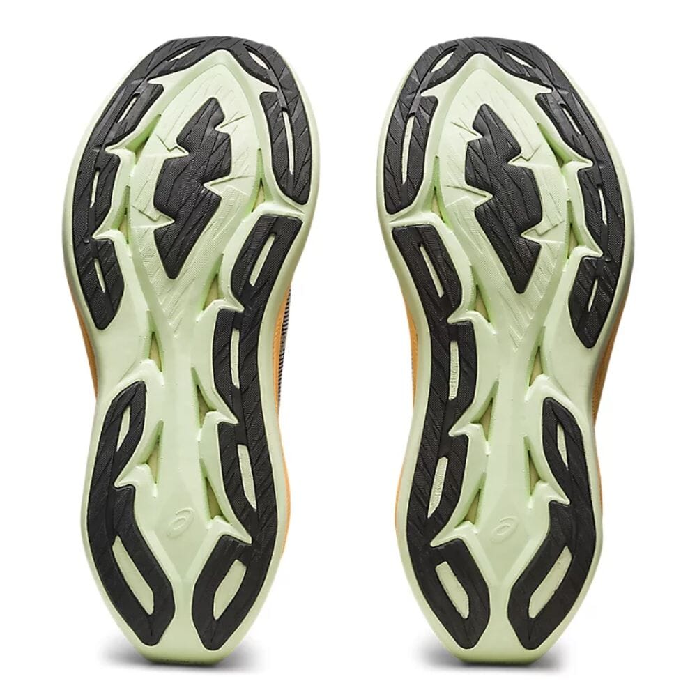Asics Superblast Shoes - BlackToe Running#colour_whisper-green-black