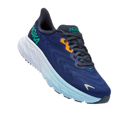 Hoka One One Women's Arahi 6 - BlackToe Running#colour_outer-space-bellwether-blue