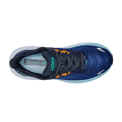Hoka One One Women's Arahi 6 - BlackToe Running#colour_outer-space-bellwether-blue