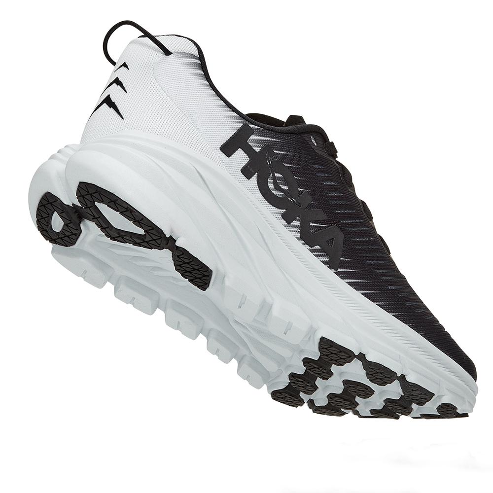 Hoka One One Men's Rincon Men's Shoes - BlackToe Running#colour_black-white