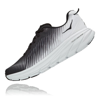 Hoka One One Men's Rincon Men's Shoes - BlackToe Running#colour_black-white