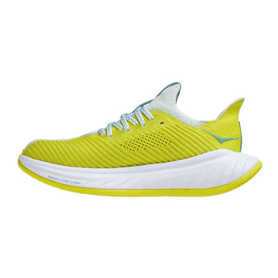Hoka One One Women's Carbon X 3 - BlackToe Running#colour_billowing-sail-evening-primrose
