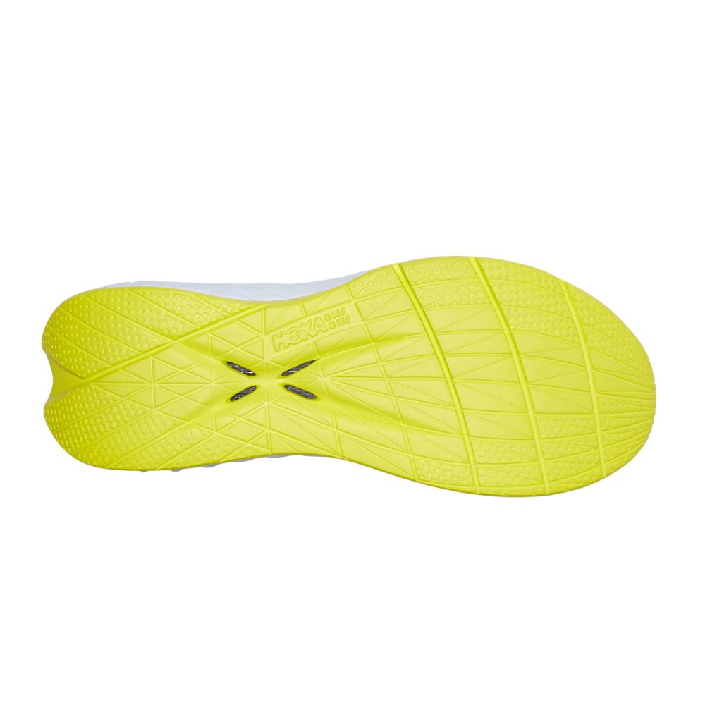 Hoka One One Women's Carbon X 3 - BlackToe Running#colour_billowing-sail-evening-primrose