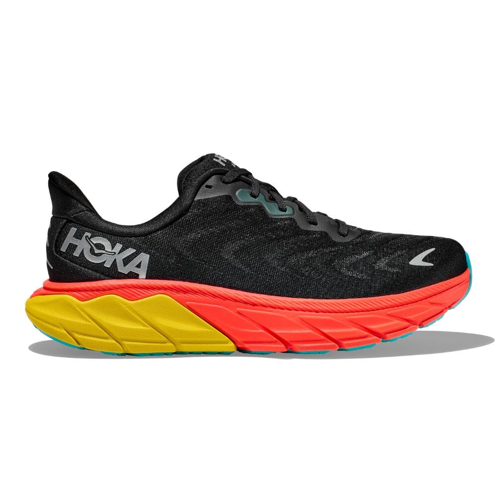 Hoka Men's Arahi 6 - BlackToe Running#colour_black-flame