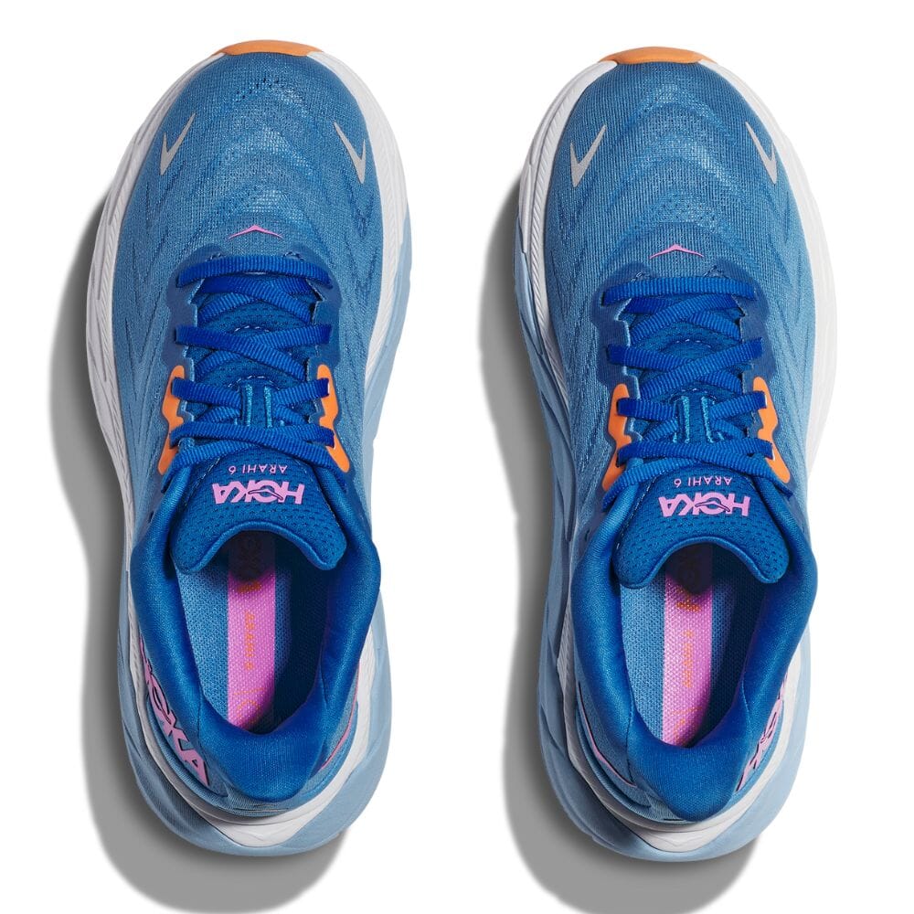 Hoka One One Women's Arahi 6 - BlackToe Running#colour_all-aboard-coastal-sky