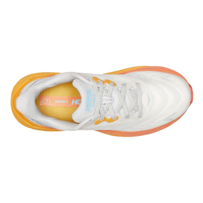 Hoka One One Women's Arahi 6 - BlackToe Running#colour_nimbus-cloud-blanc-de-blanc