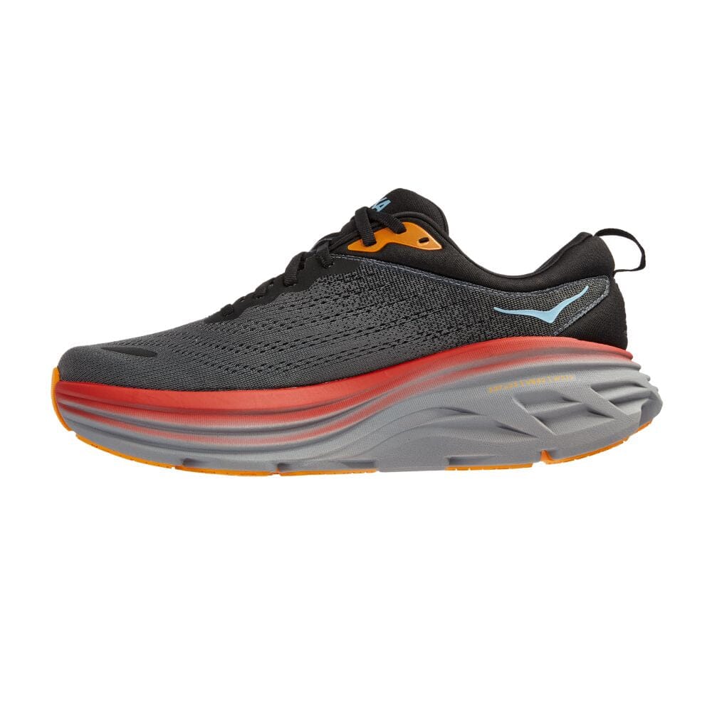 Hoka One One Men's Bondi 8 - BlackToe Running#colour_anthracite-castlerock