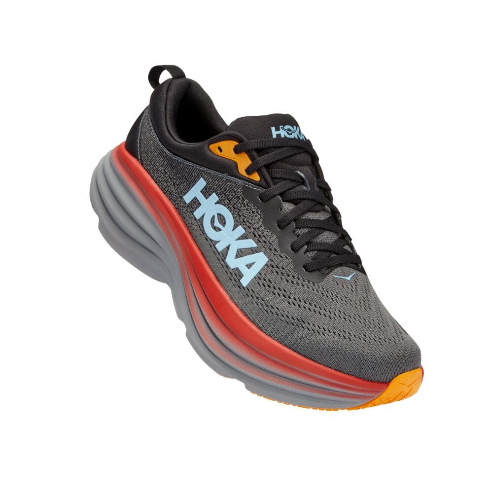 Hoka One One Men's Bondi 8 - BlackToe Running#colour_anthracite-castlerock