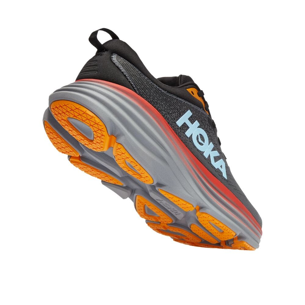 Hoka One One Men's Bondi 8 - BlackToe Running#colour_anthracite-castlerock