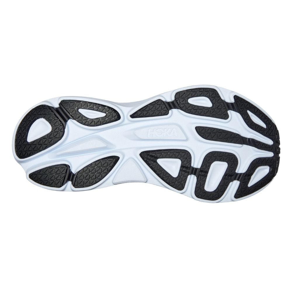 Hoka One One Men's Bondi 8 - BlackToe Running#colour_black-white