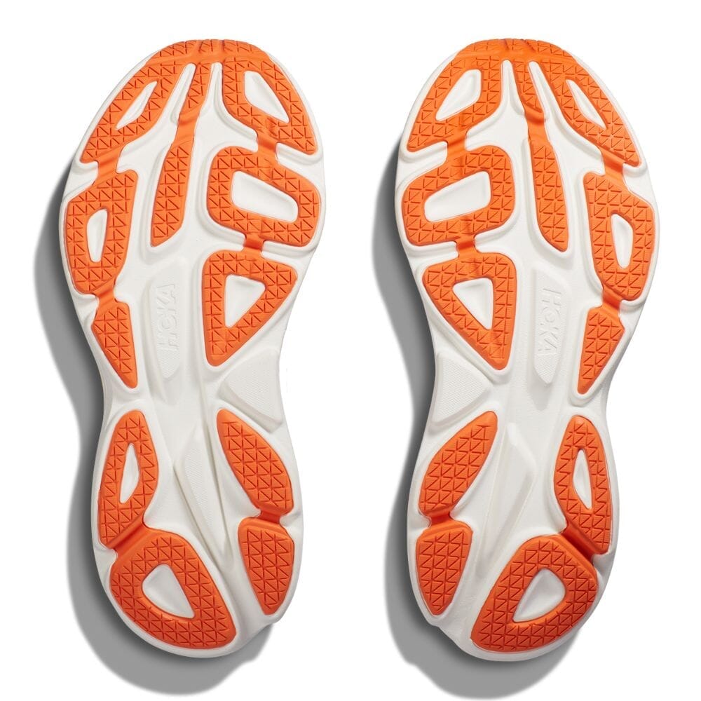 Hoka One One Men's Bondi 8 - BlackToe Running#colour_coastal-sky-vibrant-orange