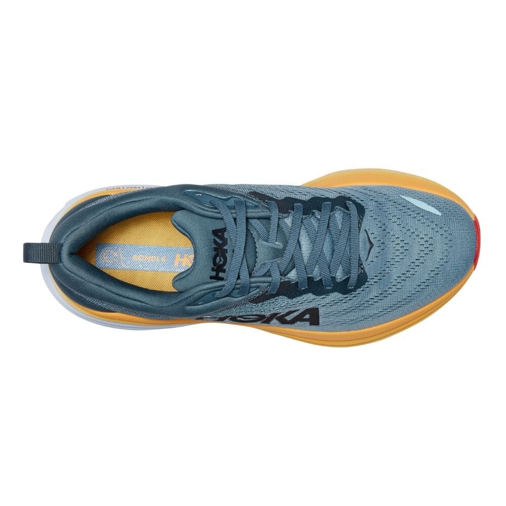 Hoka One One Men's Bondi 8 - BlackToe Running#colour_goblin-blue-mountain-spring