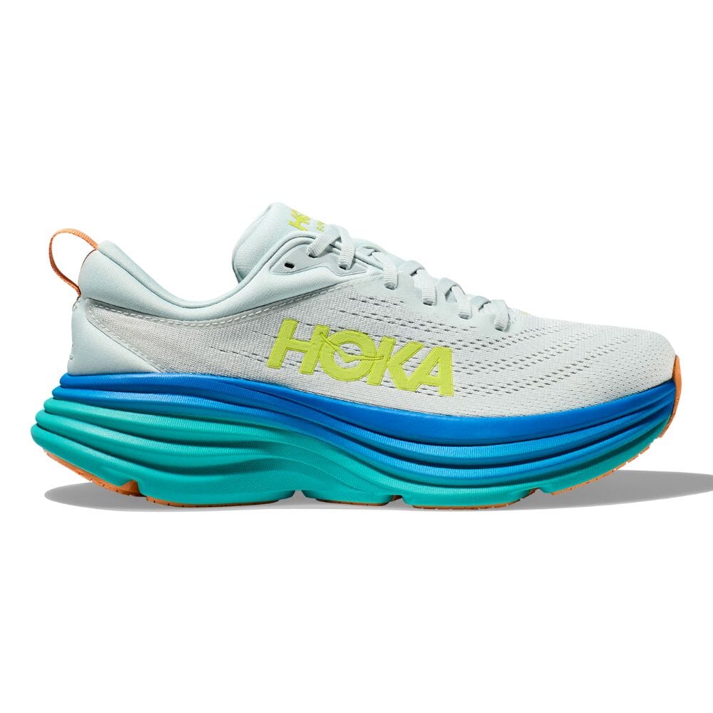 Hoka One One Men's Bondi 8 - BlackToe Running#colour_ice-flow-bit-of-blue