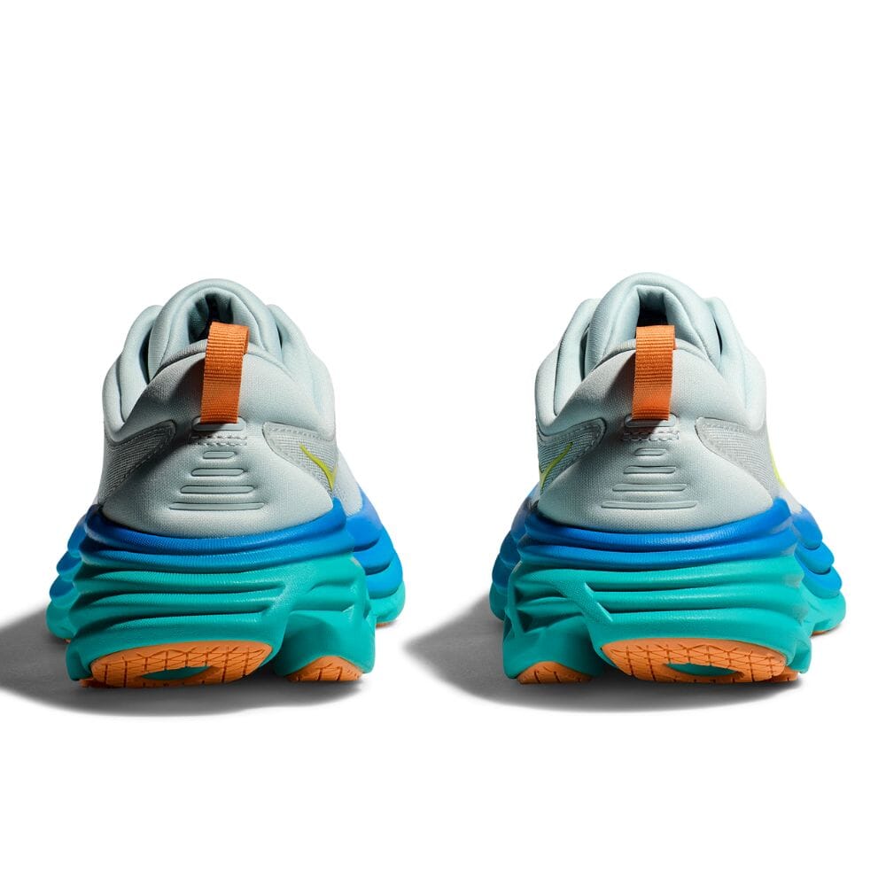 Hoka One One Men's Bondi 8 - BlackToe Running#colour_ice-flow-bit-of-blue