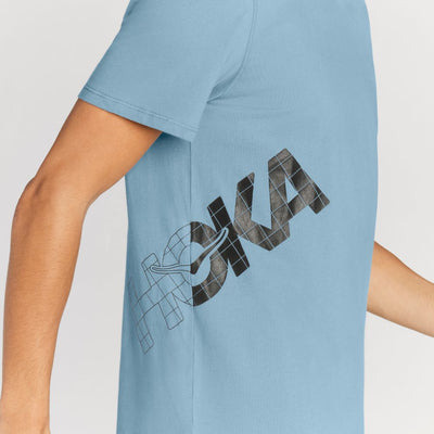 Hoka One One Men's All-Day Tee Men's Tops - BlackToe Running#colour_mountain-spring