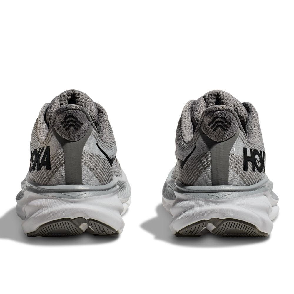 Hoka Men's Clifton 9 Men's Shoes - BlackToe Running#colour_harbor-mist-black