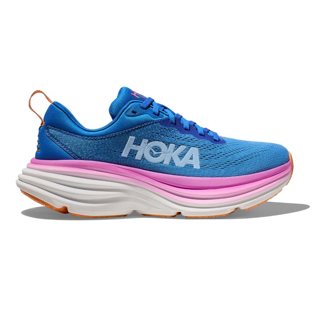 Hoka One One Women's Bondi 8 - BlackToe Running#colour_coastal-sky-all-aboard