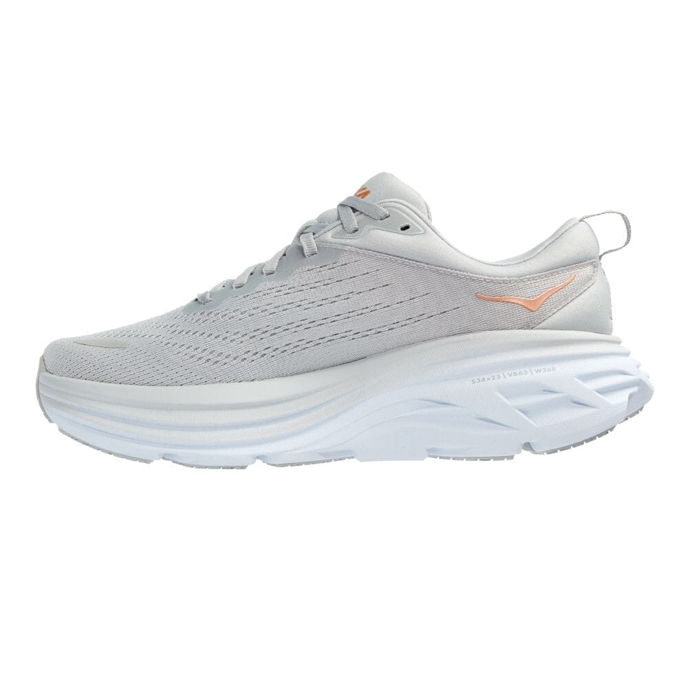 Hoka One One Women's Bondi 8 - BlackToe Running#colour_harbor-mist-lunar-rock