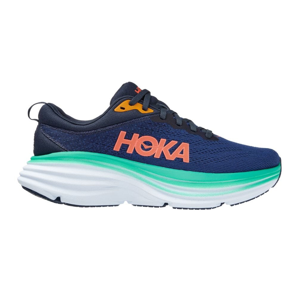 Hoka One One Women's Bondi 8 - BlackToe Running#colour_outer-space-bellwether-blue