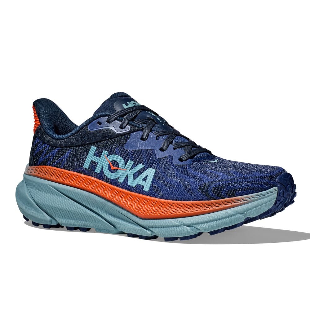 Hoka Men's Challenger ATR 7 - BlackToe Running#colour_bellwether-blue-stone-blue