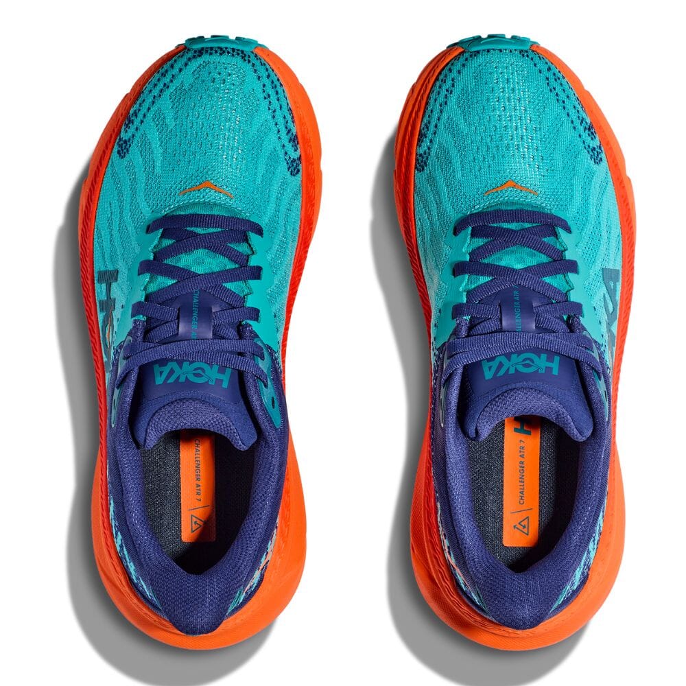 Hoka Men's Challenger ATR 7 - BlackToe Running#colour_ceramic-vibrant-orange