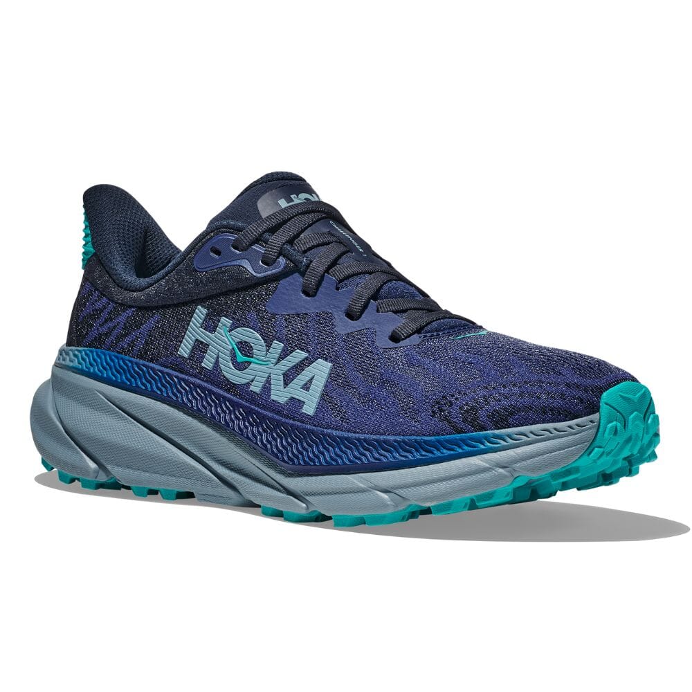 Hoka Women's Challenger ATR 7 Women's Shoes - BlackToe Running#colour_bellwether-blue-stone-blue