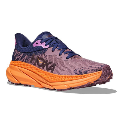 Hoka Women's Challenger ATR 7 Women's Shoes - BlackToe Running#colour_wistful-mauve-cyclamen