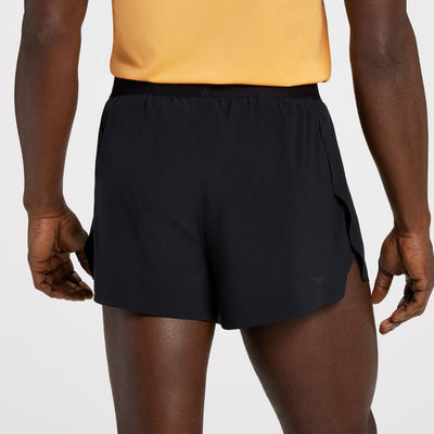 Hoka Men's Split Short Men's Bottoms - BlackToe Running#colour_black